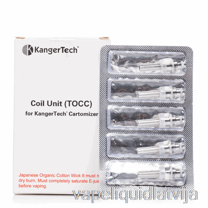 Kanger Tocc Rezerves Spoles 1.5ohm Tocc Spoles Vape šķidrums